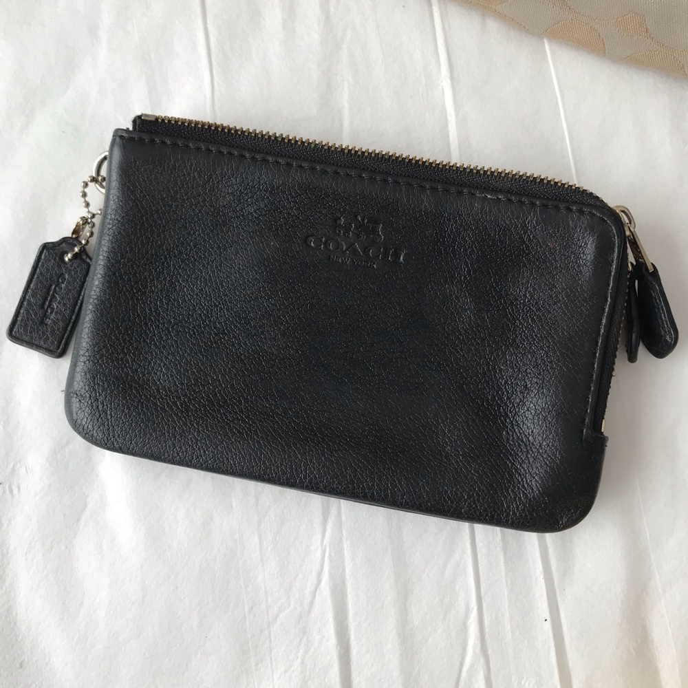 Coach Double Zip Wallet